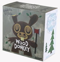 Kidrobot - Wood Donkey 8 Inch Dunny Packaging by Amanda Visell