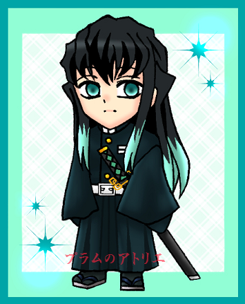 プラムのアトリエ 鬼滅の刃 時透 無一郎 隊服ver ミニキャラ ちびキャラ イラスト プラムのアトリエ 鬼滅の刃 時透 無一郎 隊服ver ミニキャラ ちびキャラ イラスト
