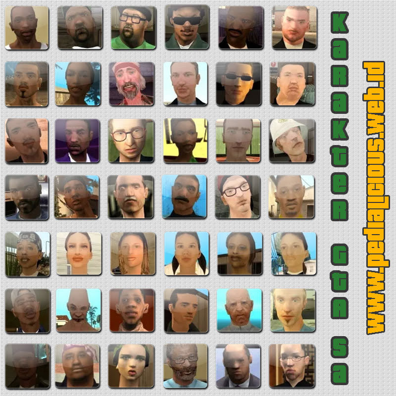Nama Karakter-karakter di GTA San Andreas dan Profil Singkatnya