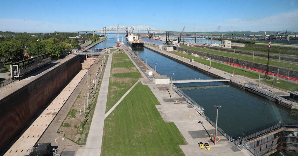 New Lock at the Soo major construction continues > Detroit District > News  Releases