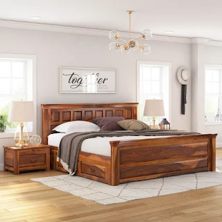 Wooden Bed, Solid Wood Bed, Wooden Single Bed, Wooden Bed