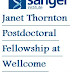 Janet Thornton Postdoctoral Fellowship in UK, 2018