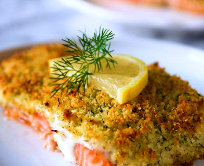 Panko Crusted Salmon