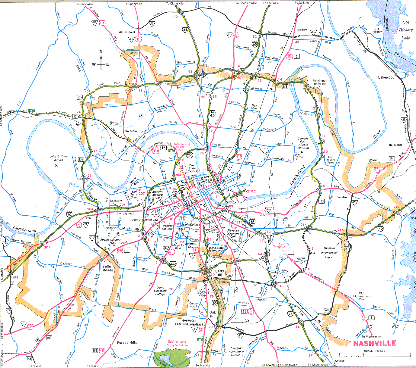 map of nashville area Nashville Map Usa Map Guide 2016 map of nashville area
