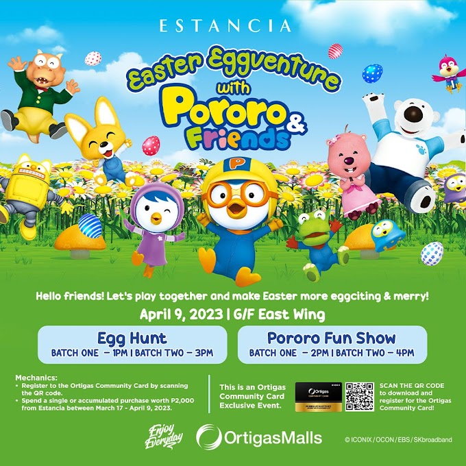 CELEBRATE EASTER SUNDAY ACTIVITY WITH YOUR KIDS AS PORORO & FRIENDS DROPS AT ESTANCIA MALL FOR EGGCITING ADVENTURE 