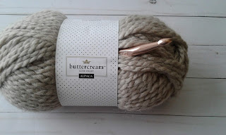 taupe buttercream yarn