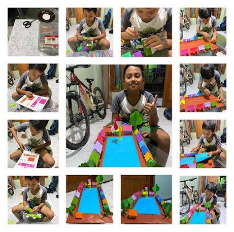 Membuat Papercraft Rumah-Rumahan