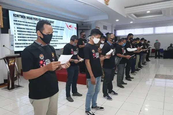 Insan Pers di Kalimantan Barat Berkomitmen Menjaga Kondusifitas Pilkada