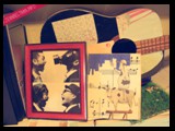 Creative guitar body design and photo frame at cafe noriter dumaguete city branch