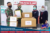 PMI Jember Bantu Obat-obatan Untuk Yonif Raider 515 Yang Bertugas Ke Papua