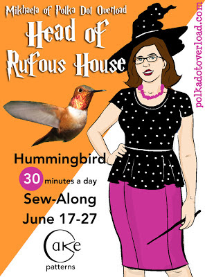 Cake Patterns Hummingbird Sew-Along: Head of Rufous House