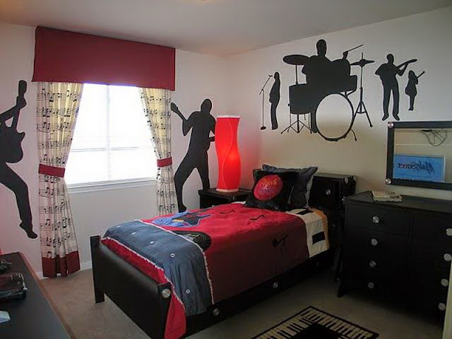 Rock N Roll Bedroom Decor