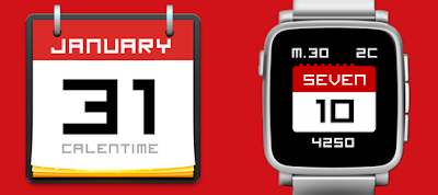 Calentime watchface - Pebble Time / Time Steel / Pebble 2