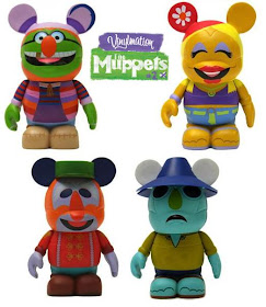 The Muppets Disney Vinylmation Series 2 - Dr. Teeth, Janice, Floyd Pepper & Zoot 3 Inch Vinyl Figures