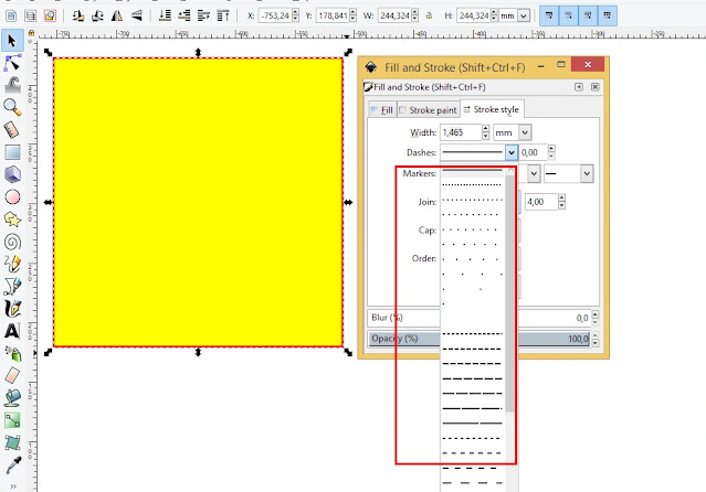 Cara Mengisi Warna Fill Dan Outline Objek Inkscape