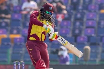 Chris Gayle Playing for West Indies