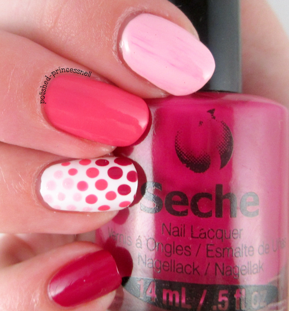 pink-white-ombre-polka-dot-nails