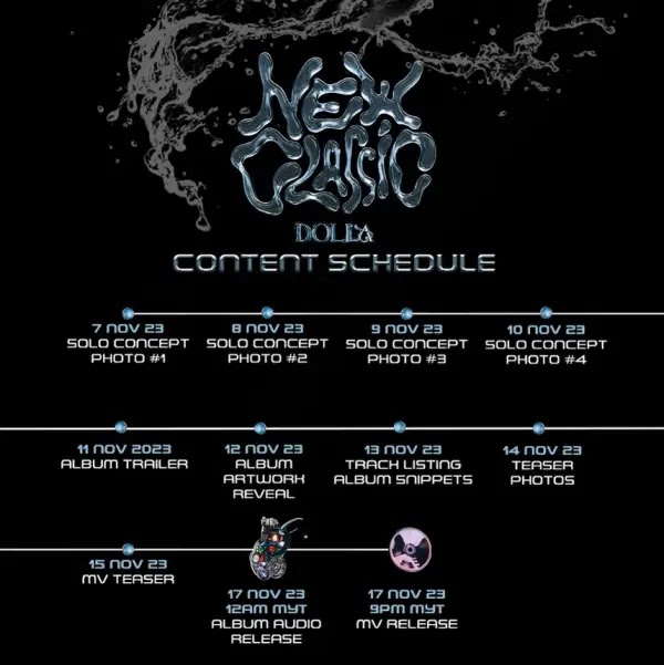 Content Schedule Album Dolla New Classic