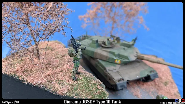 Diorama JGSDF Type 10 Tank & US Ariadna Ranger Force