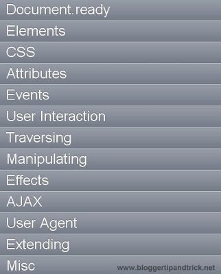 jTouch � jQuery Cheat Sheet for iPhone