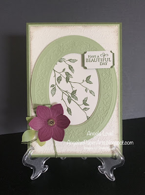 Angela Lovel, Angela's PaperArts:SU Heirloom frames card