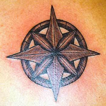 Nautical Star Tattoo Design for Men