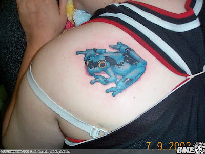 Frog tattoos are one of the