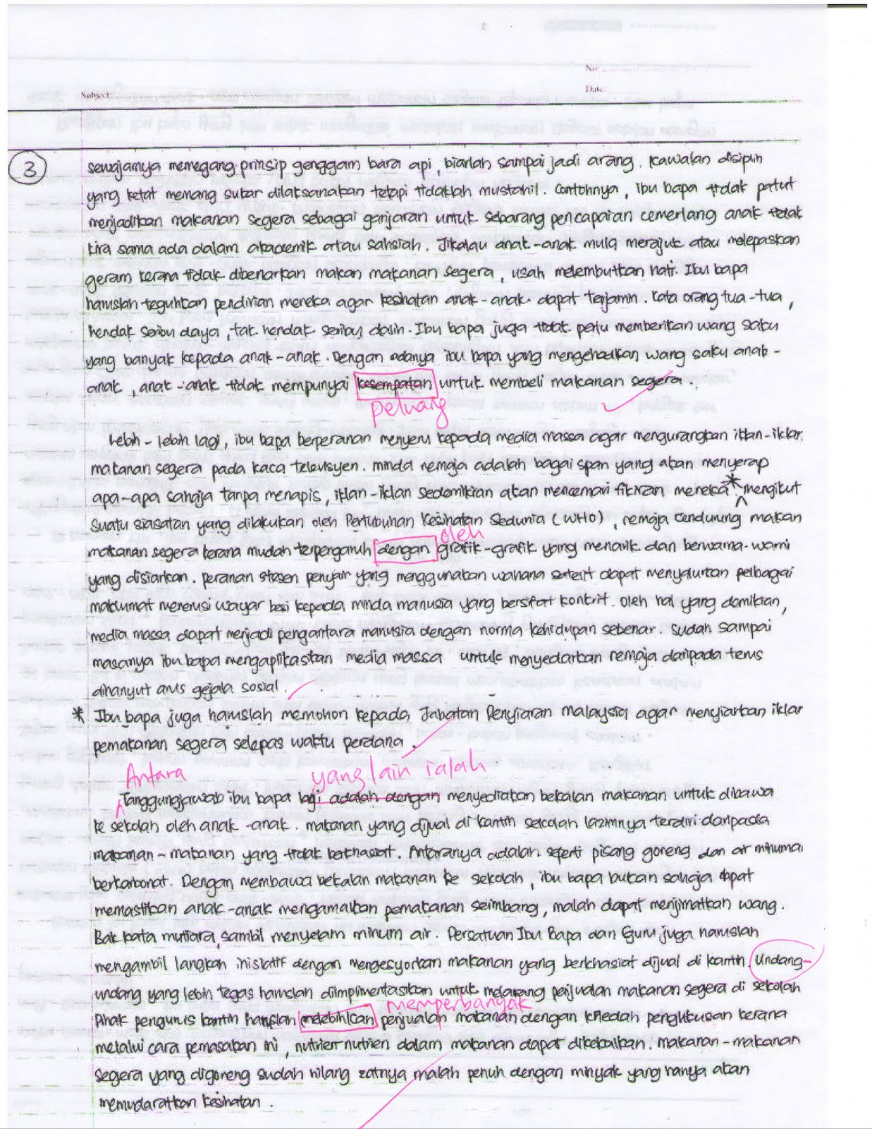 LAMAN BLOG CIKGU TAN CL: Peranan ibu bapa mengatasi 