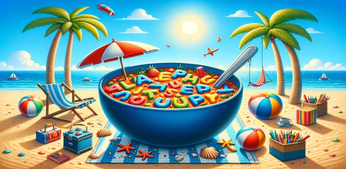 Alphabet Soup Beach