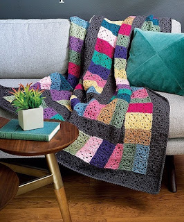 Scraps afghan crochet pattern