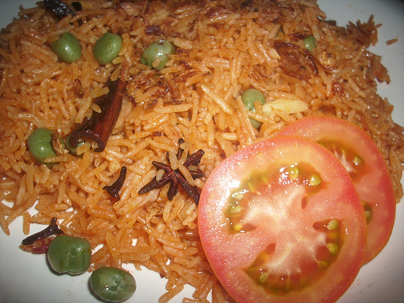 AMIE'S LITTLE KITCHEN Resepi Nasi Tomato & Ayam Kari Beriani