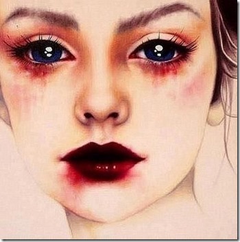 dibujos lapiz llorar y tristeza  (22)
