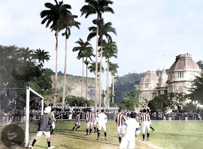 Jornalheiros: Foto: o primeiro jogo da Seleção Brasileira