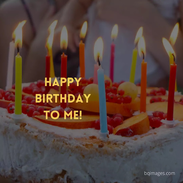 happy birthday to me status