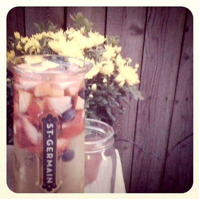 Sangria flora with St-Germain