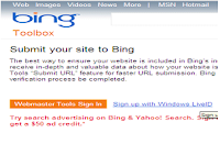 cara submit blog ke bing