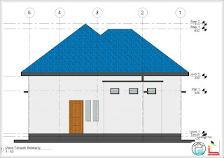 mozaik arsitek : desain rumah type 84 di luas tanah 122m2