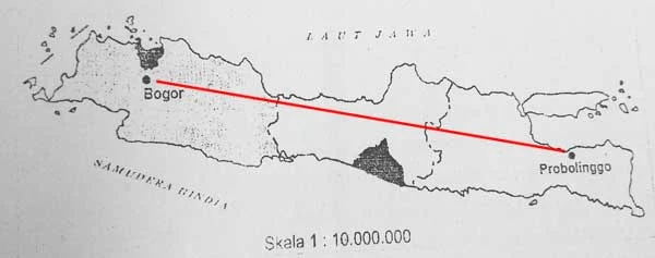 Gambar Skala angka peta