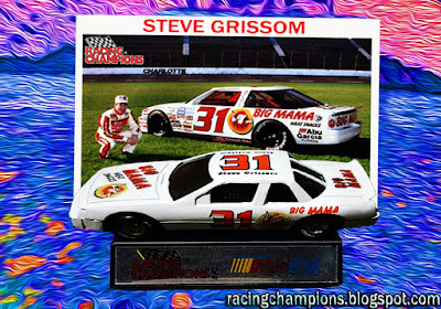 Steve Grissom #31 Big Mama Oldsmobile Racing Champions 1/64 NASCAR diecast blog 1990 BGN First Win 