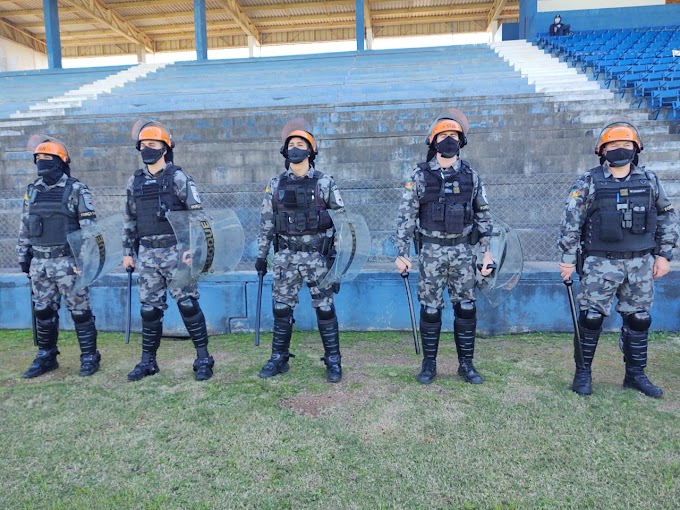 CACHOEIRINHA | Jogo do E.C. Cruzeiro x E.C. Igrejinha tem a atuação do efetivo do 26º BPM