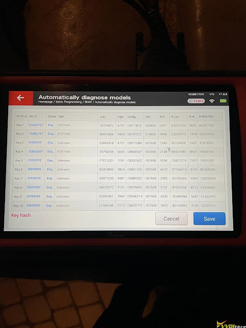 VVDI Key Tool Plus BMW CAS3+ ISTAP Car Not Start 4