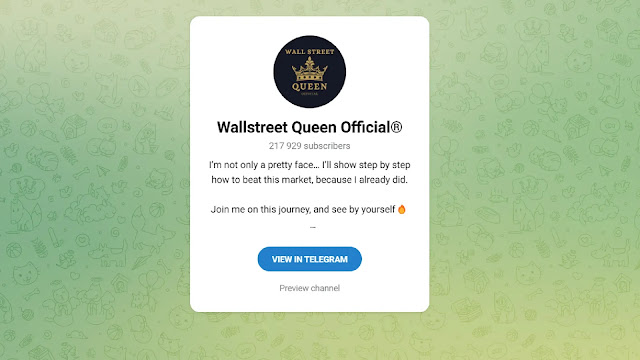 Wallstreet Queen Official Crypto Telegram Group