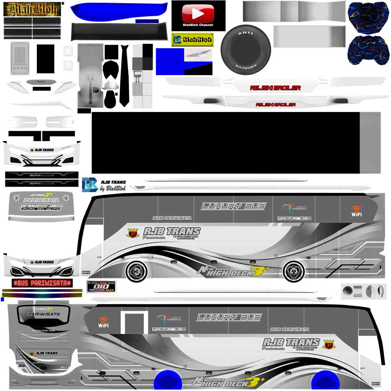 mod bussid rjb trans