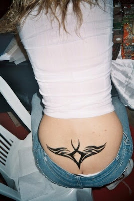 Tribal Tattoo on Lower Back