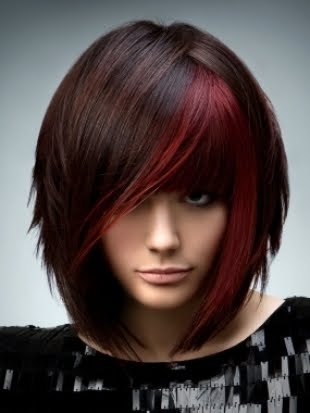 Hair Cuts  Color on 2011 Hairstyle Bold Color   Cute Hairstyles