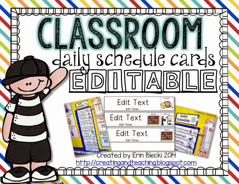 Daily Schedule Cards | creating & teaching