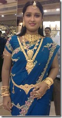actress rasna hot in blue_saree