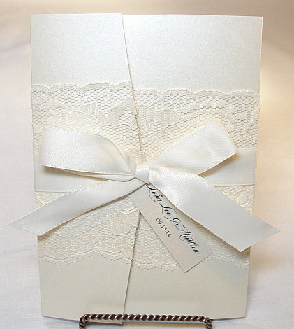 Lace Wedding Invites