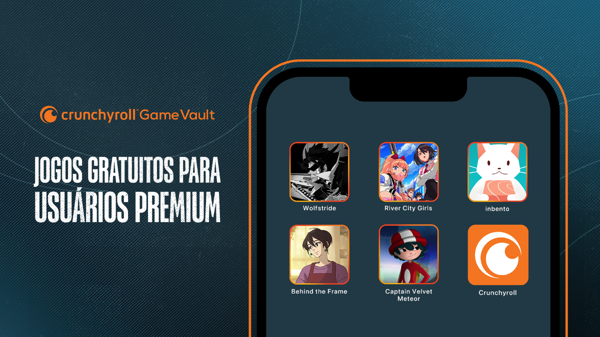 Crunchyroll Game Vault traz jogos grátis para assinantes do