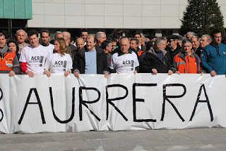 Barakaldo muestra su apoyo a los trabajadores de la Acería Compacta de Bizkaia